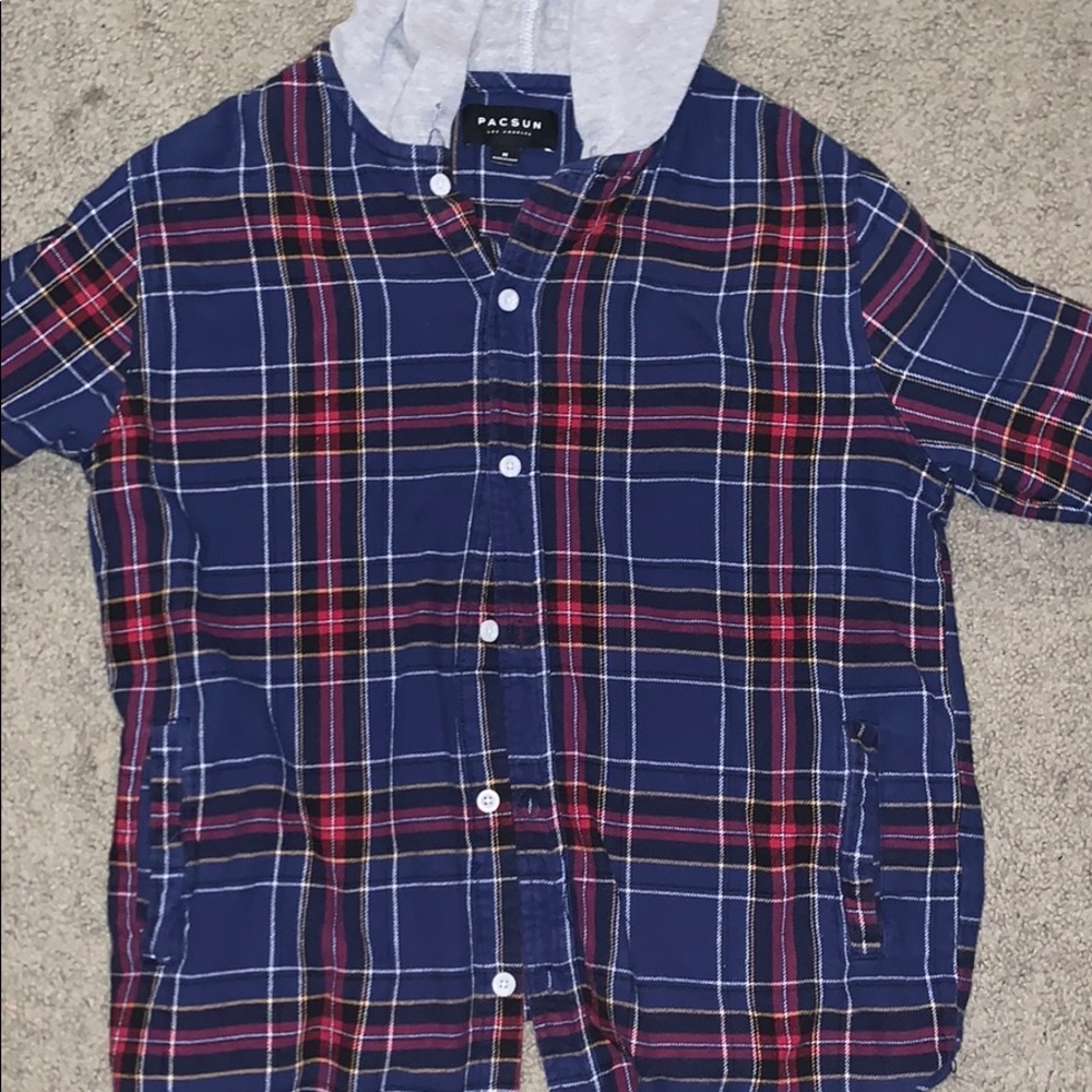 Button up hoodie